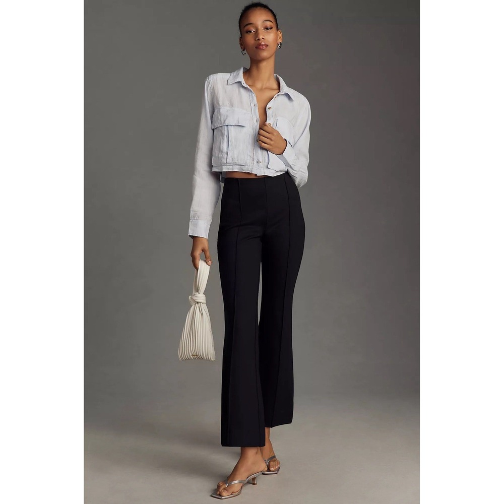 The Margot Kick-Flare Cropped Pants by Maeve S